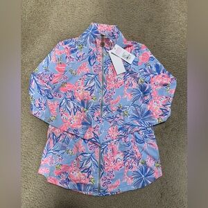 Lilly Pulitzer Pink and Blue Floral Top